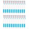 Simply Genius 24 Pcs 4-in-1 Multicolor Retractable Pens, Ideal for School Supplies, Office, Home Use and More, Use for Notetaking, Organizing, Art and Doodling, Colorful Ballpoint Pens, Bulk Pack